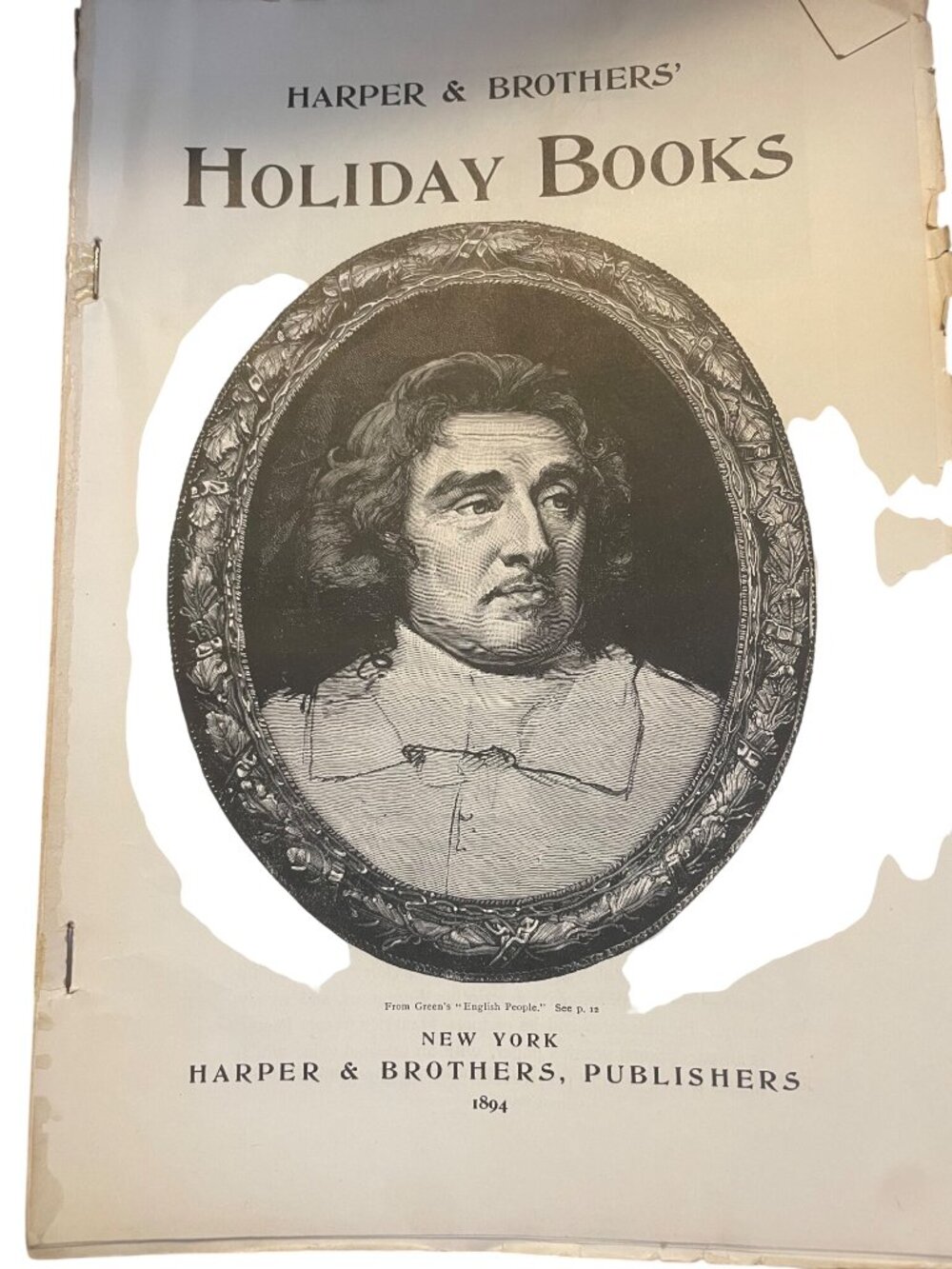 Harpers New Monthly Magazine December 1894 Holiday Books Edition